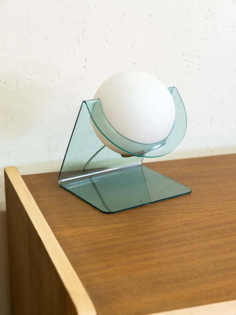 Julia, la paire de lampes à poser en verre N°605