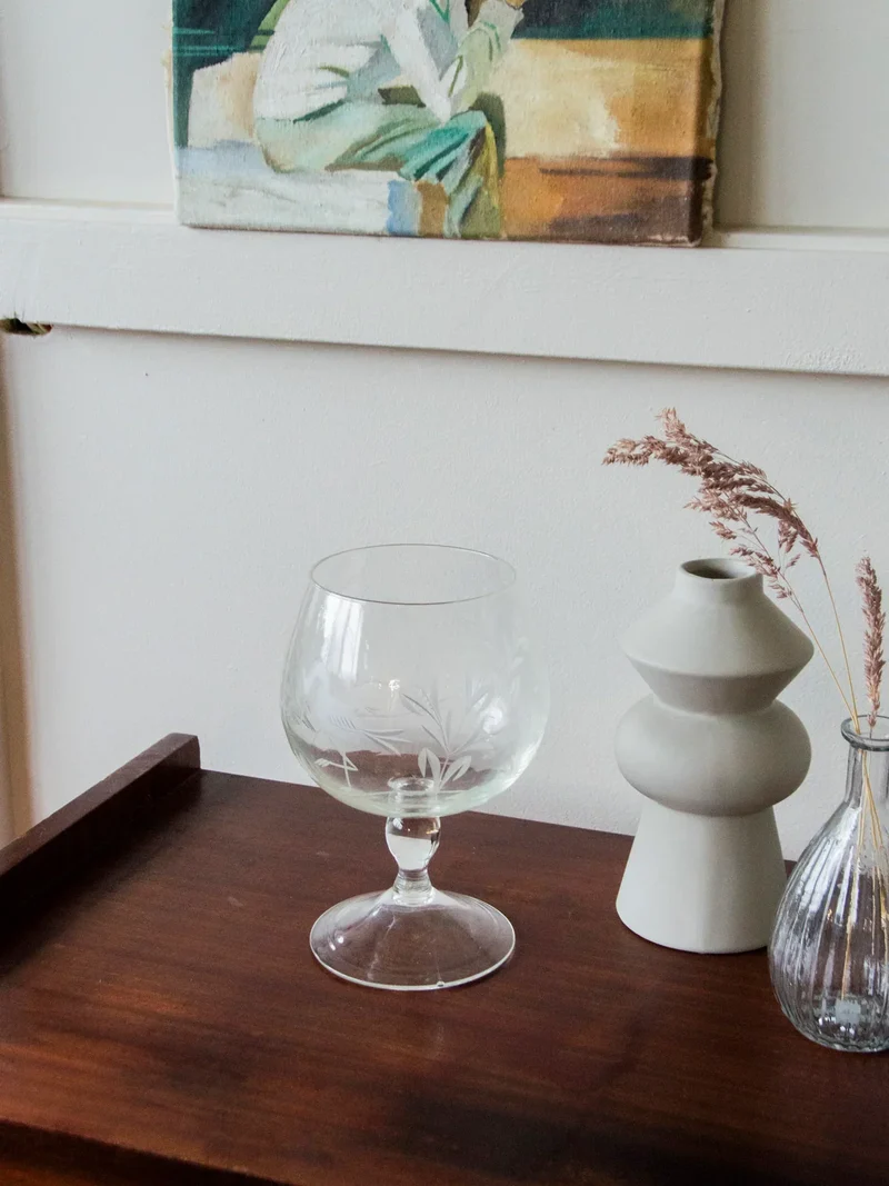 Alix, le grand verre sur pied décoratif N°527