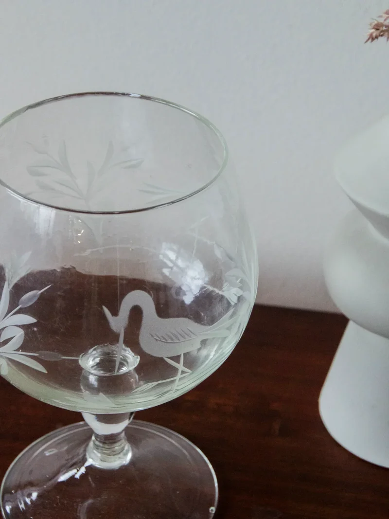 Alix, le grand verre sur pied décoratif N°527