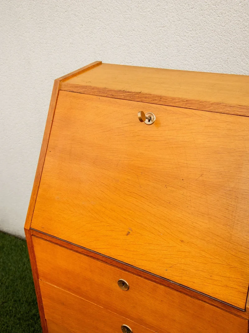 Honoré, le secrétaire 50's en bois blond N°129