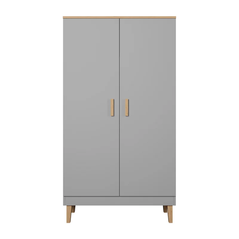 Armoire 2 portes Denver - Gris