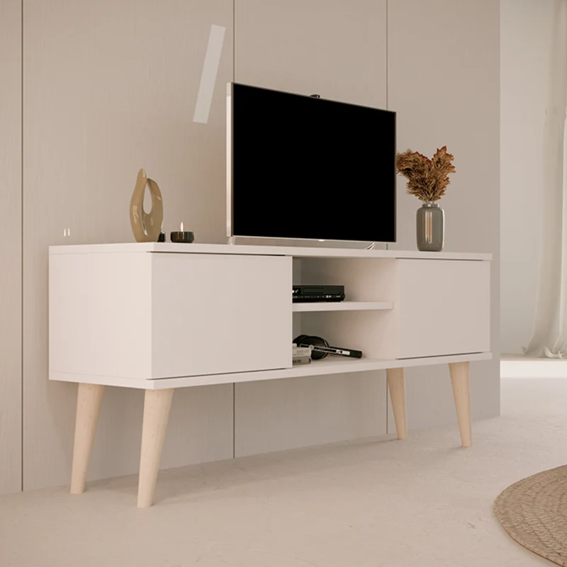 Meuble TV 120 cm Toronto - Blanc