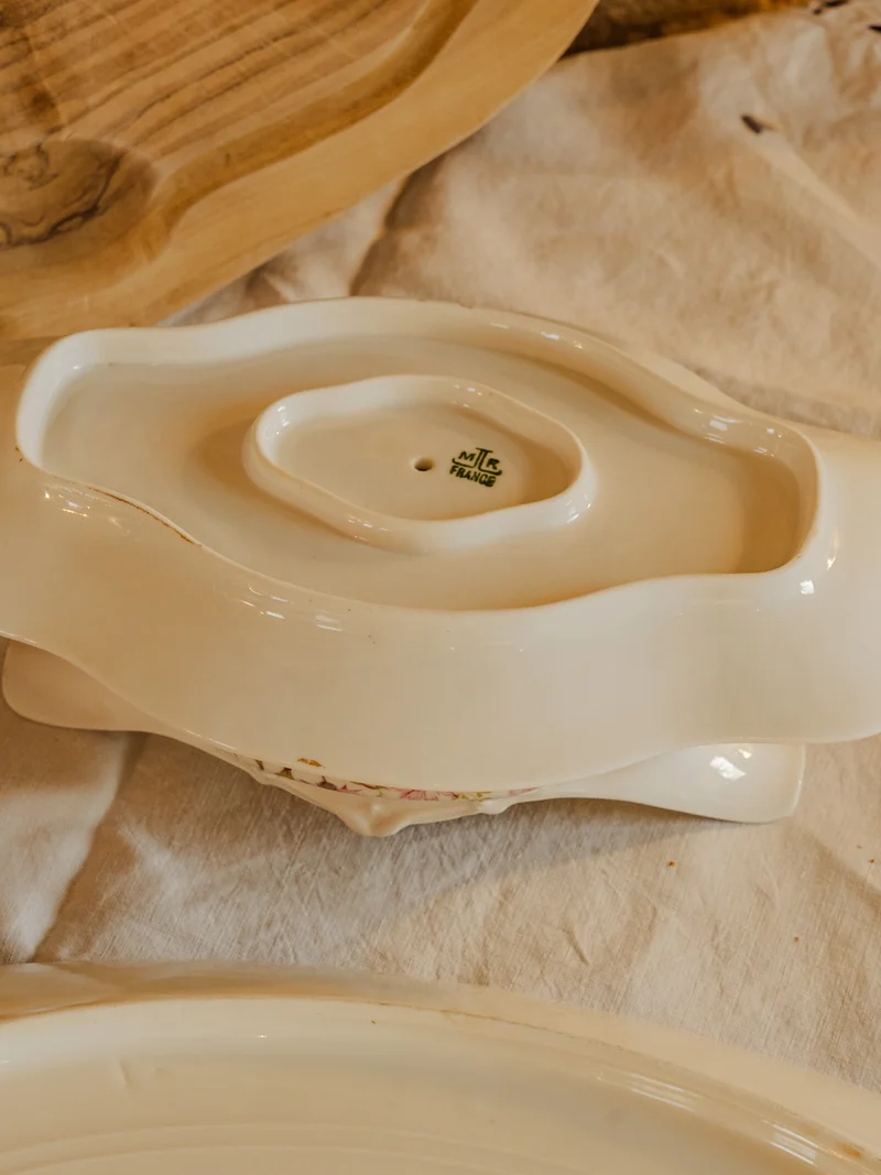 Nestor, le lot de 2 plats de service en porcelaine N°499