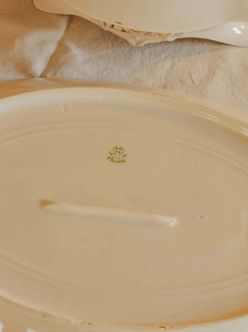 Nestor, le lot de 2 plats de service en porcelaine N°499