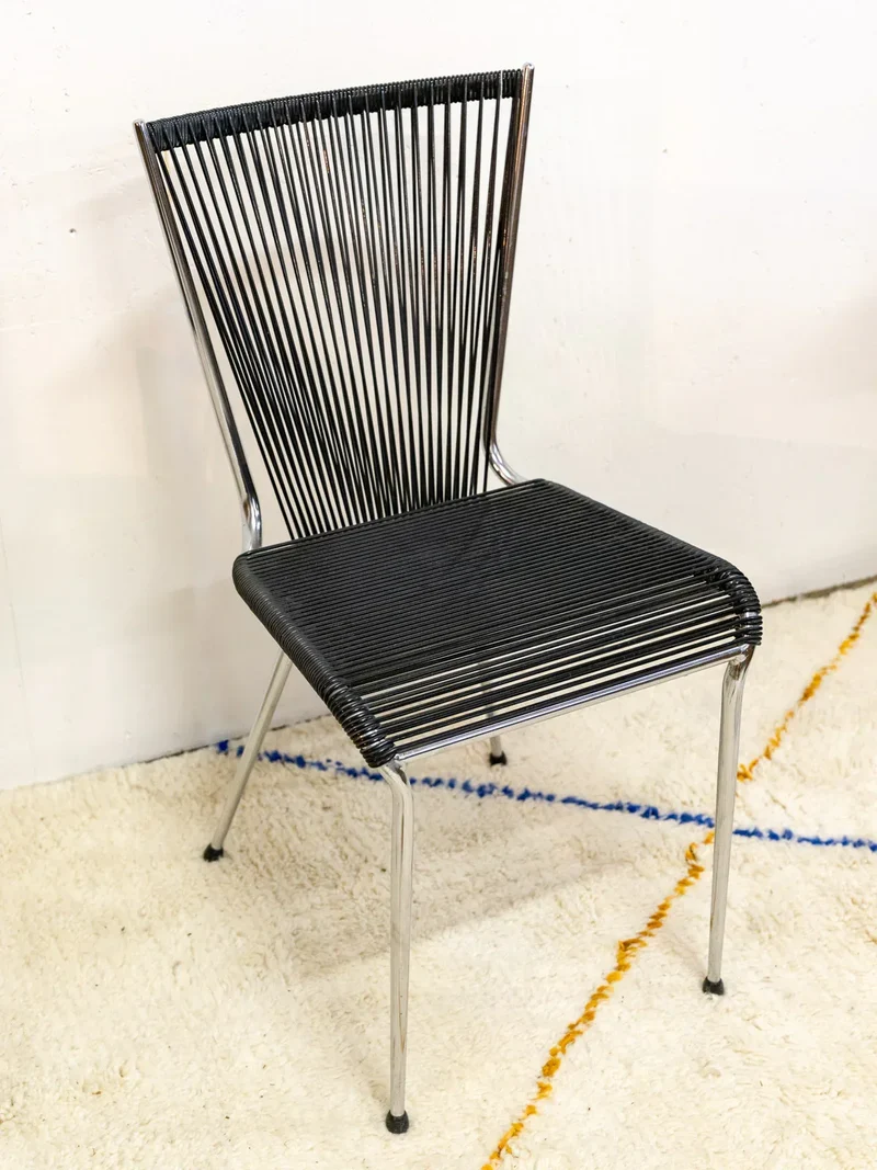 Alma, la paire de chaises en scoubidou N°1171