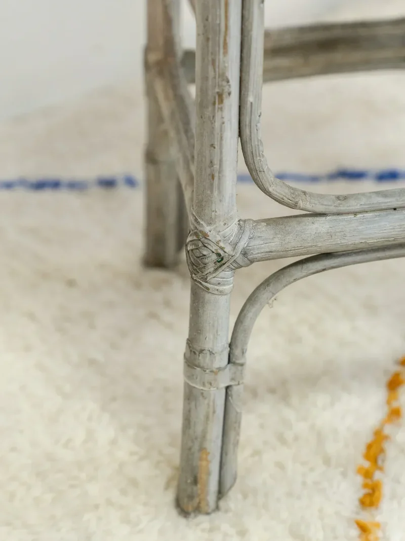 Regis, la paire de tabourets en rotin N°788