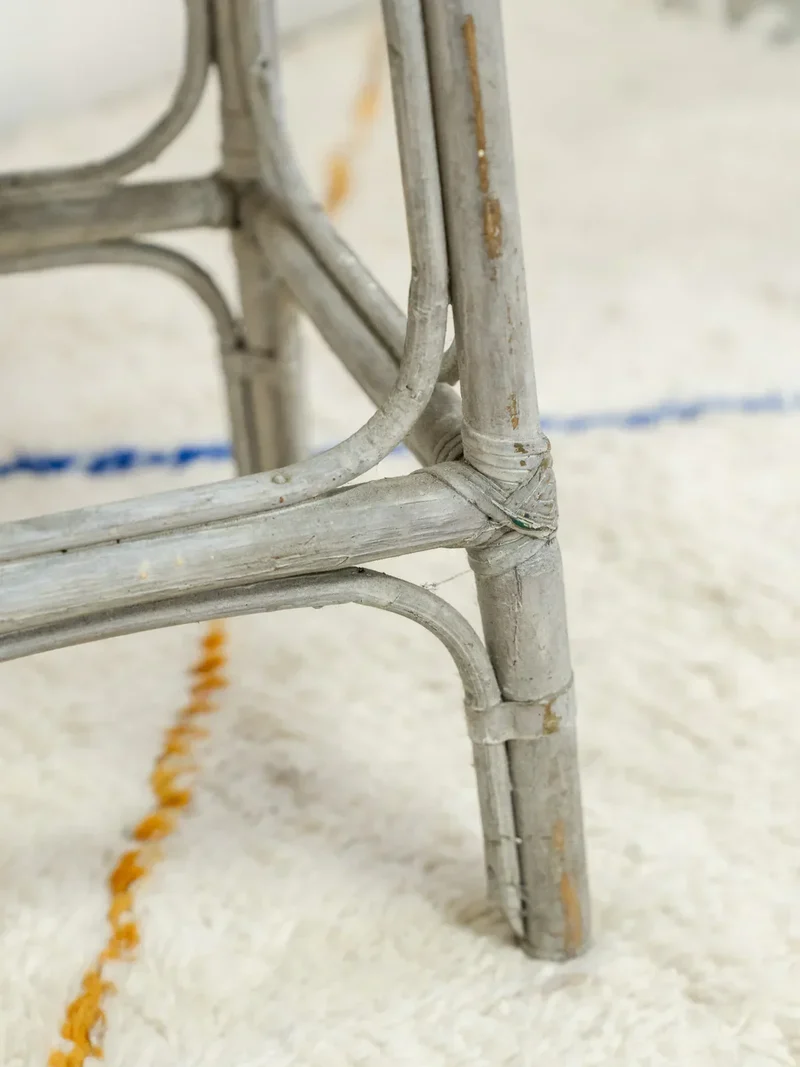Regis, la paire de tabourets en rotin N°788