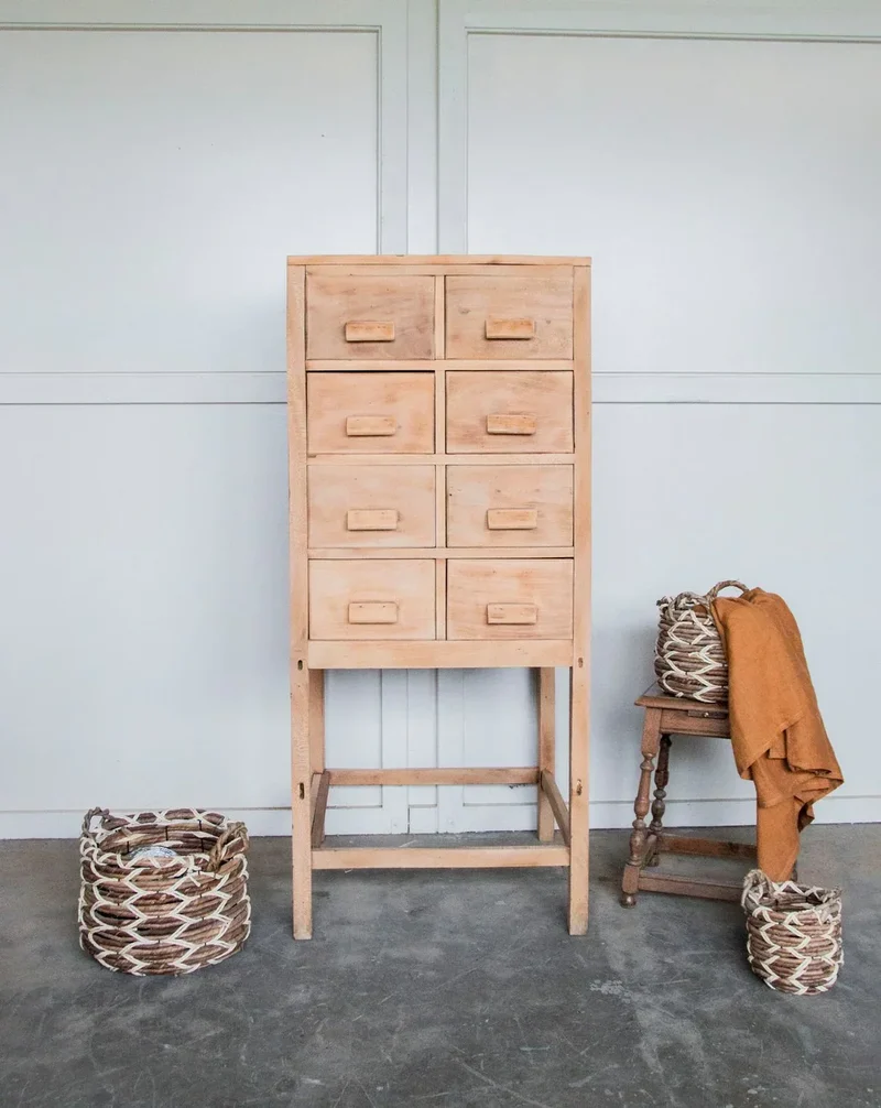 Fernand, le meuble de métier haut en bois N°182