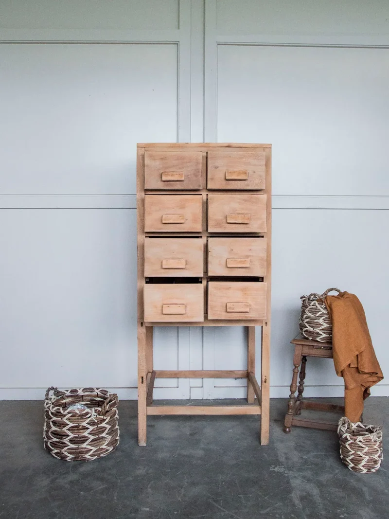 Fernand, le meuble de métier haut en bois N°182