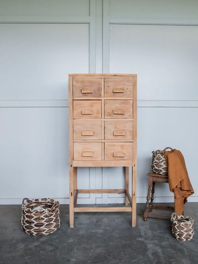 Fernand, le meuble de métier haut en bois N°182