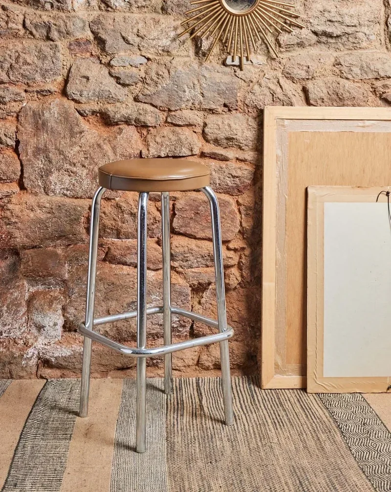 Gaston, le tabouret de bar chromé N°131
