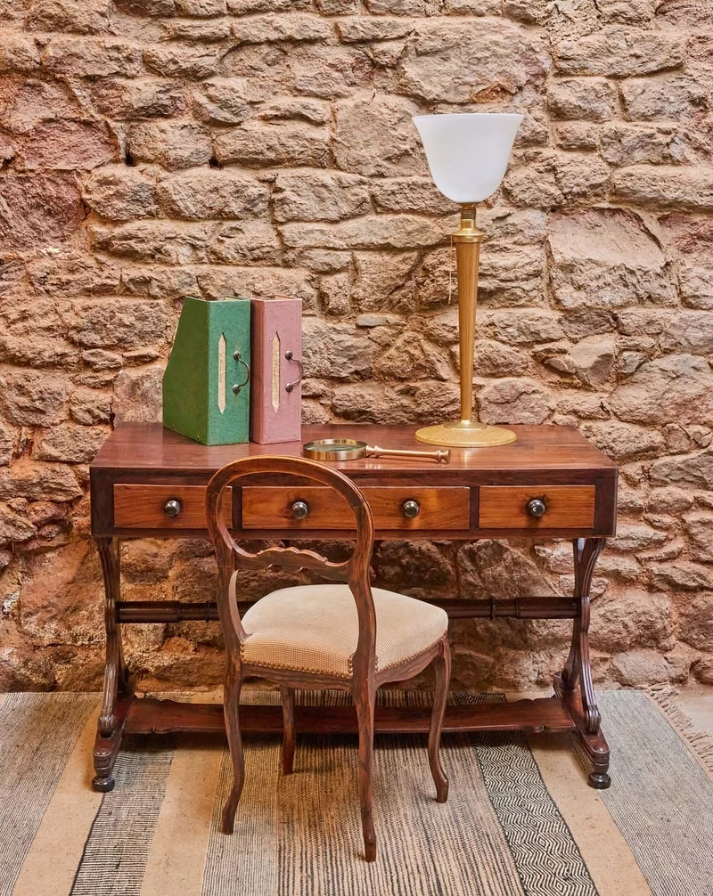 Edouard, le bureau anglais en bois N°503