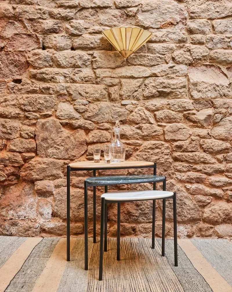Barbara, les tables gigognes en marbre N°113