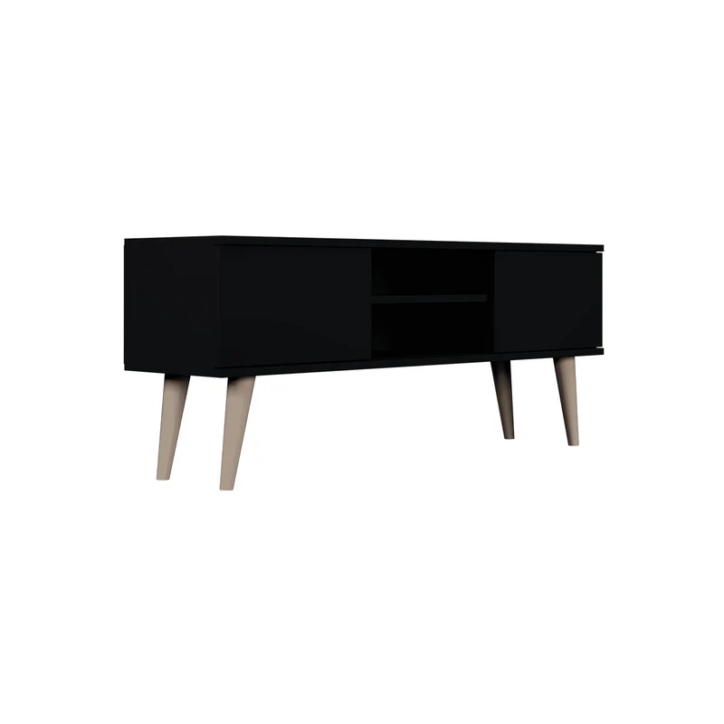 Meuble TV 120 cm Toronto - Noir