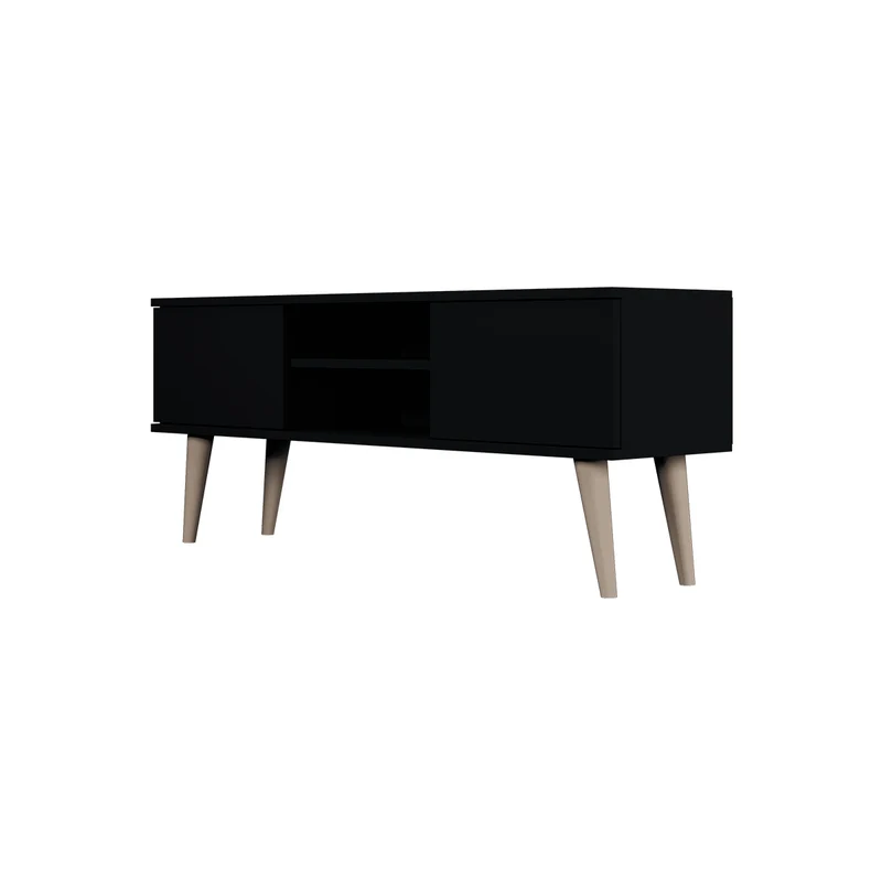 Meuble TV 120 cm Toronto - Noir