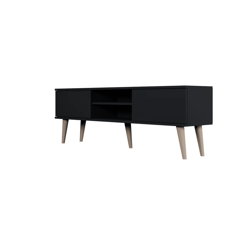 Meuble TV 160 cm Toronto - Noir