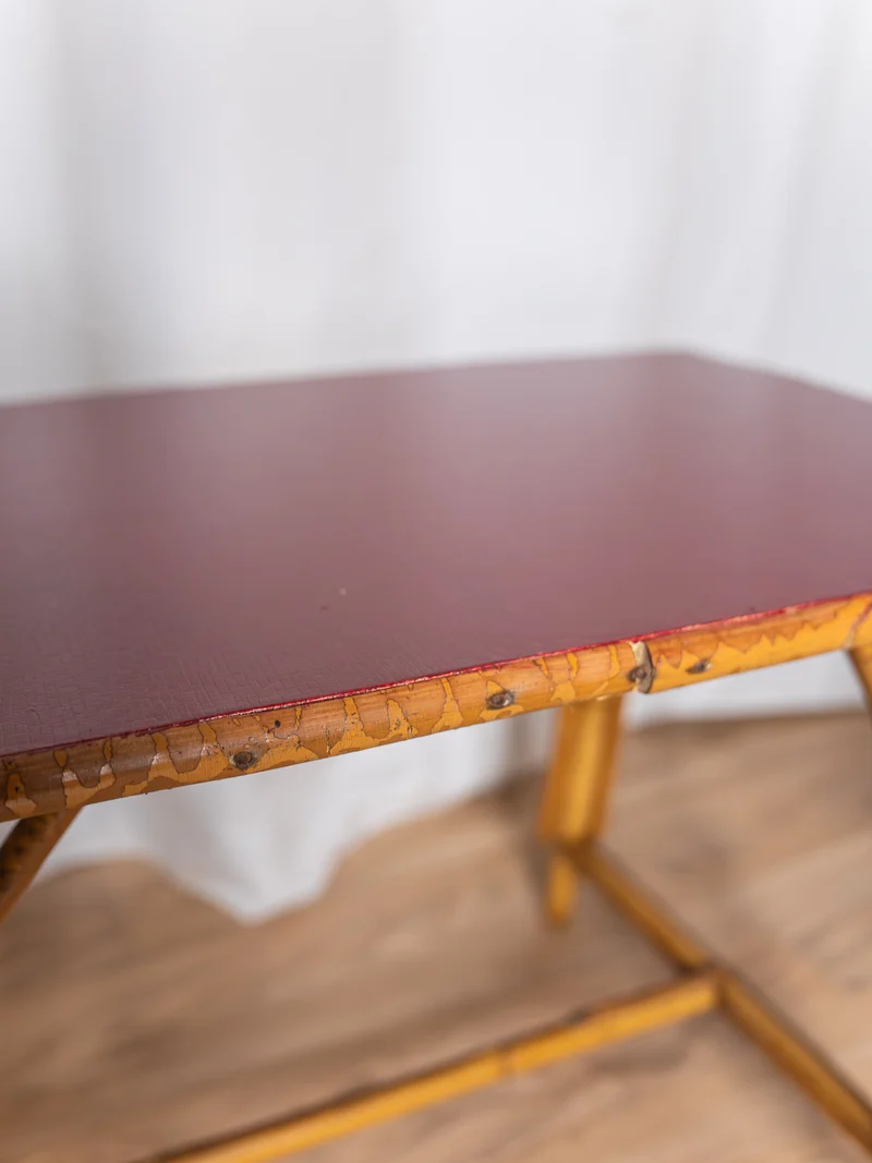 Léonie, la table basse en rotin N°407