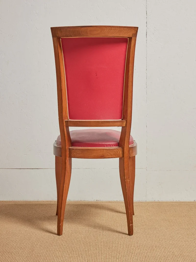 Alma, le lot de 6 chaises en skaï N°1080