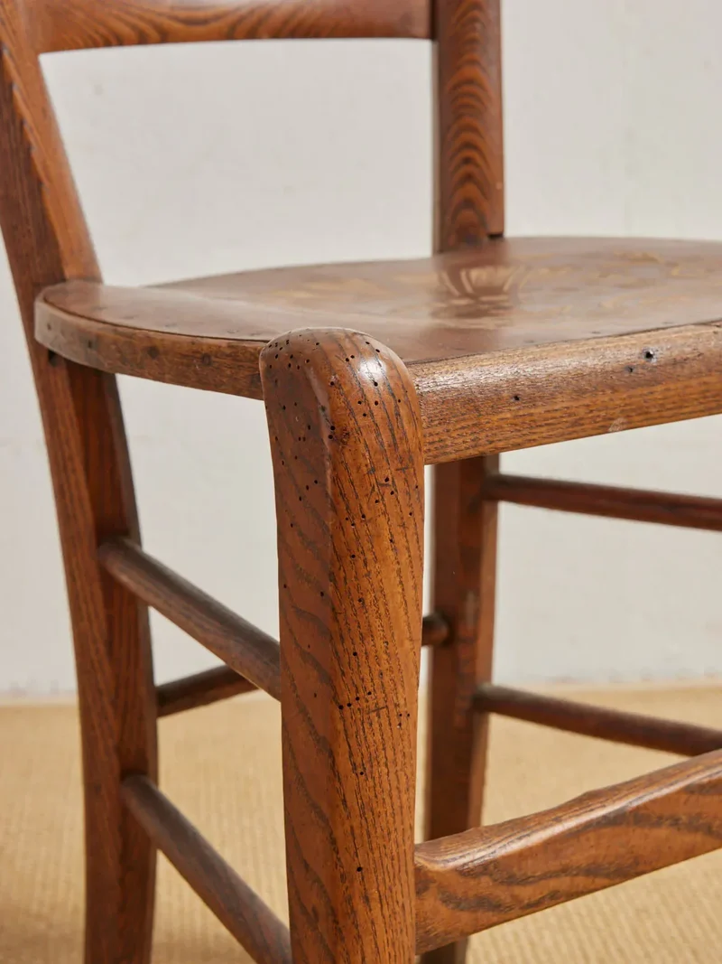 Claude, le lot de 4 chaises en bois N°816