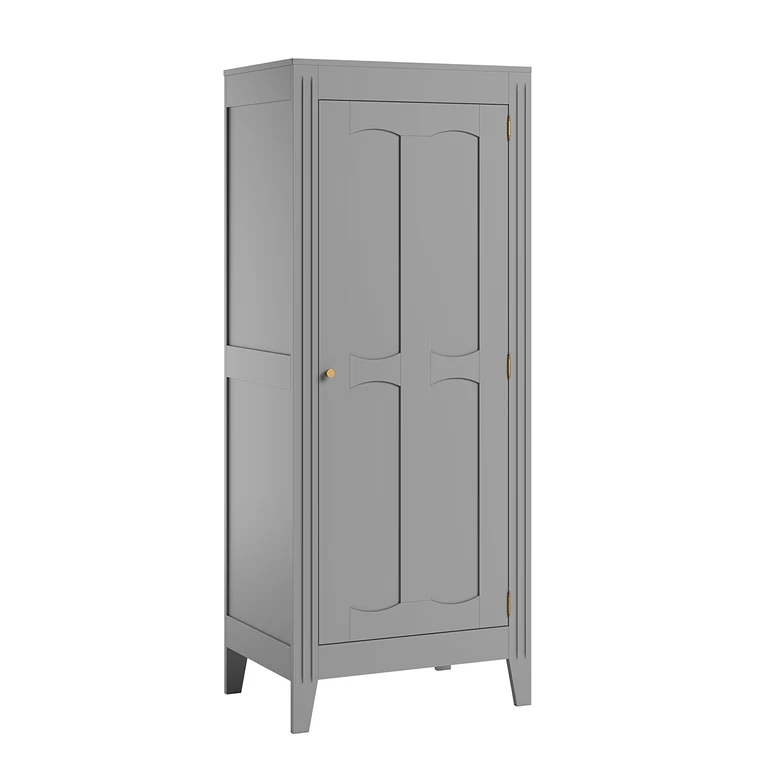 Commode 3 tiroirs et armoire 1 porte Vox Milenne Gris
