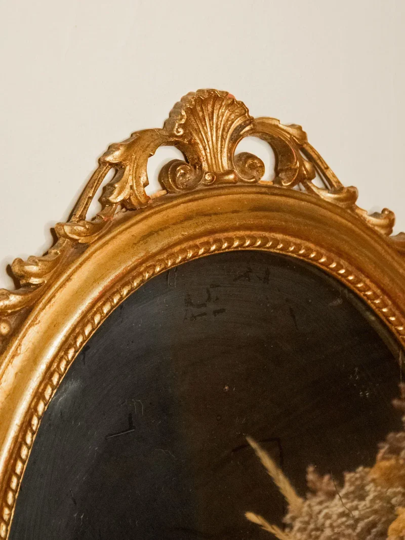 Georges, le miroir ovale doré N°839