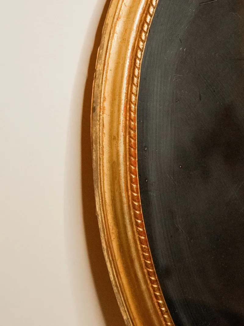 Georges, le miroir ovale doré N°839