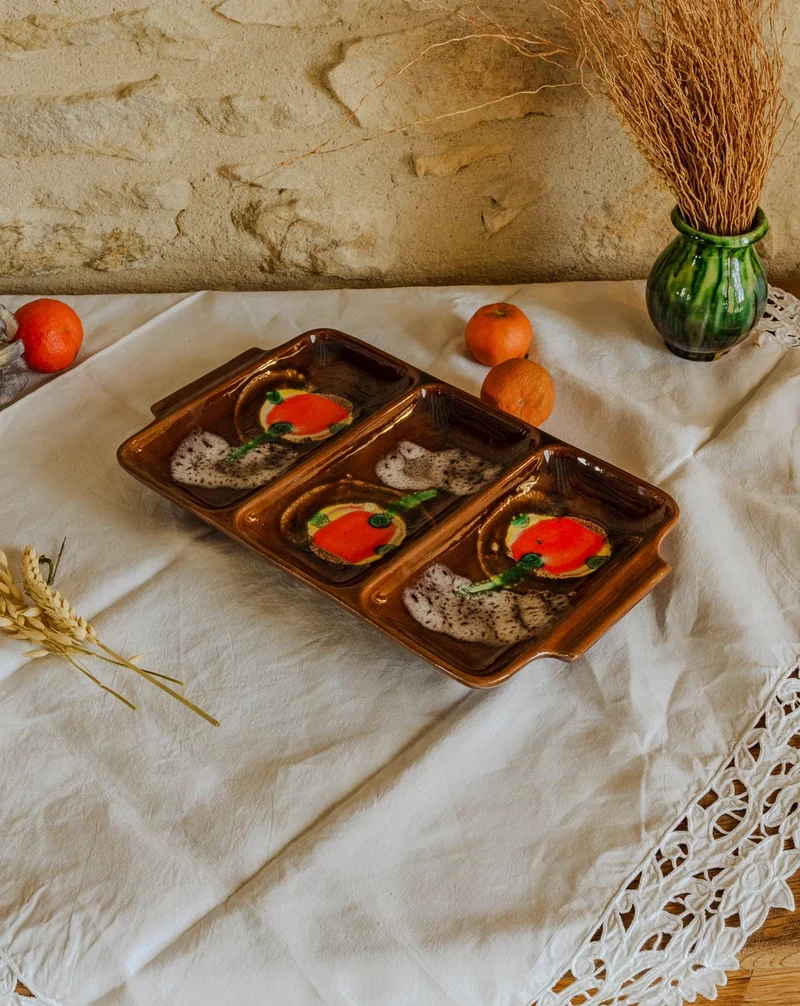 Nestor, le plat apéritif en faïence N°493