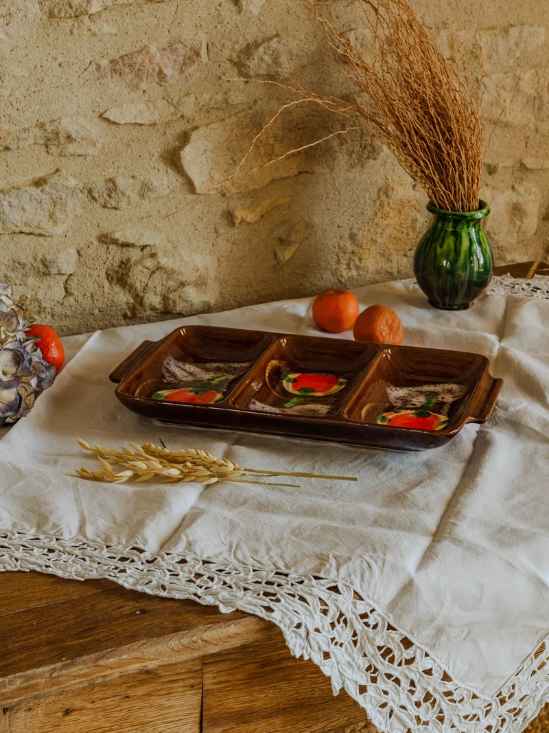 Nestor, le plat apéritif en faïence N°493