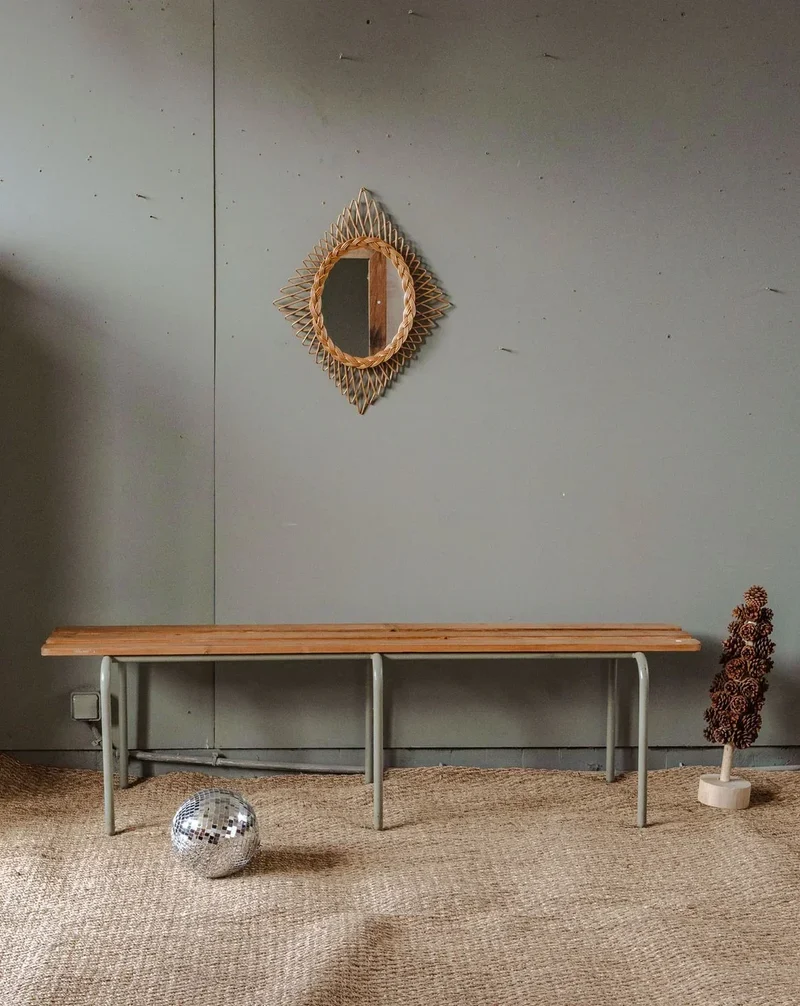Igor, le miroir en rotin N°890