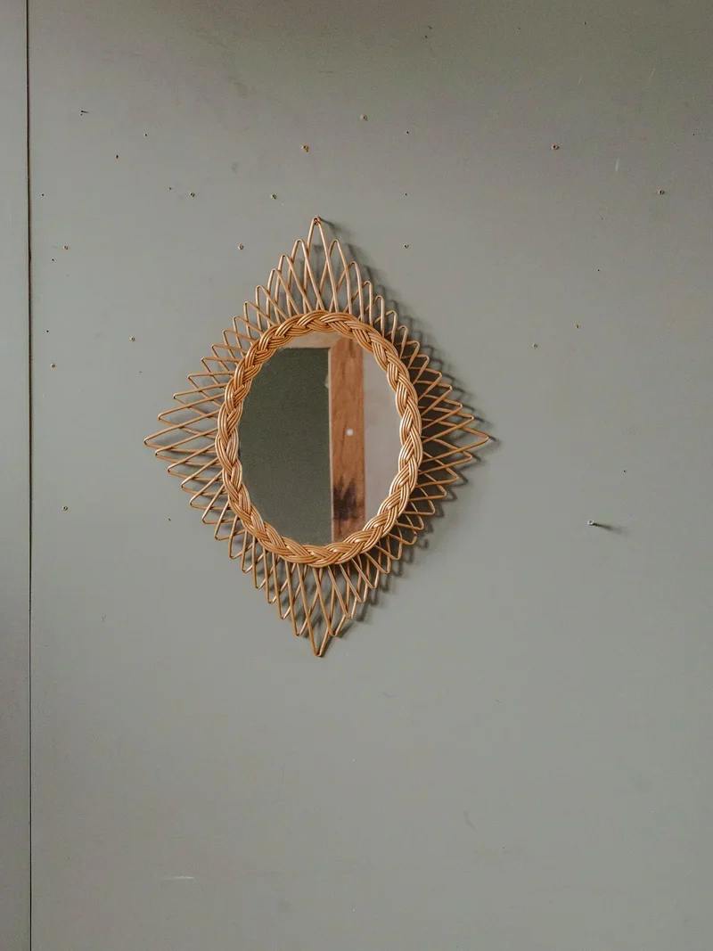 Igor, le miroir en rotin N°890