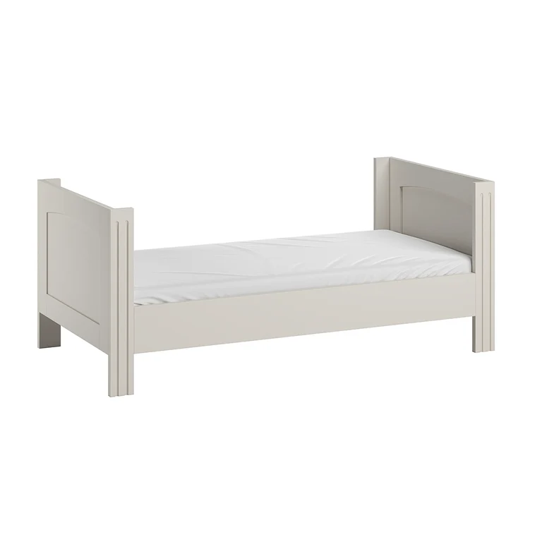 Lit bébé évolutif et commode 3 tiroirs Vox Milenne Blanc