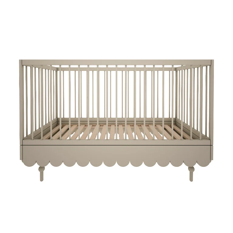 Lit évolutif 70x140 et commode 3 tiroirs Wood Luck Babushka Olive