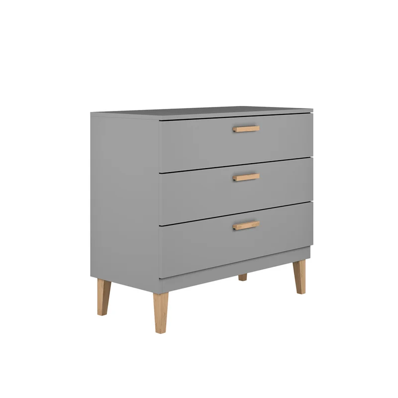Commode 3 tiroirs Kocot Kids Kubi - Gris