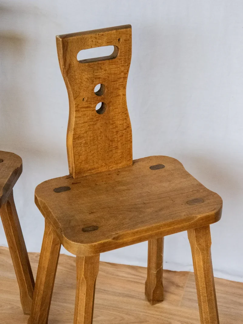 Ernestine, la paire de chaises pour enfant en bois N°271