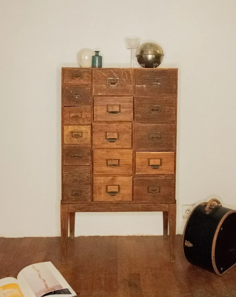Fernand, le grand meuble de métier en bois N°171