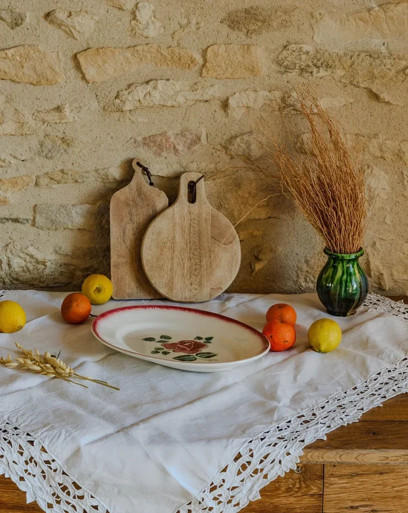 Nestor, le plat de service Digoin Sarreguemines N°487
