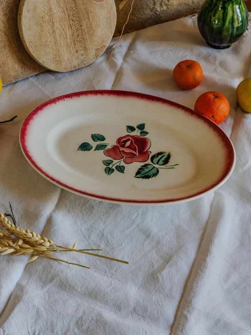 Nestor, le plat de service Digoin Sarreguemines N°487