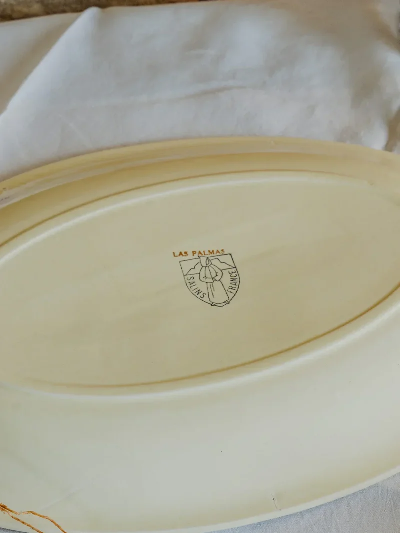 Nestor, le plat de service en faïence N°482