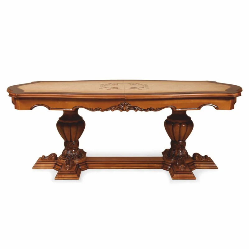 Casa Padrino Luxus Barock Esstisch Braun / Naturfarben 310 cm - Barock Esszimmer Möbel