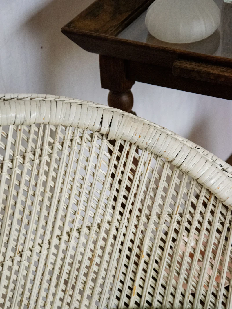 Emmanuel, le fauteuil en rotin N°13