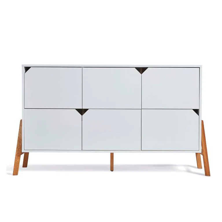 Commode 6 tiroirs Bellamy Lotta Blanc