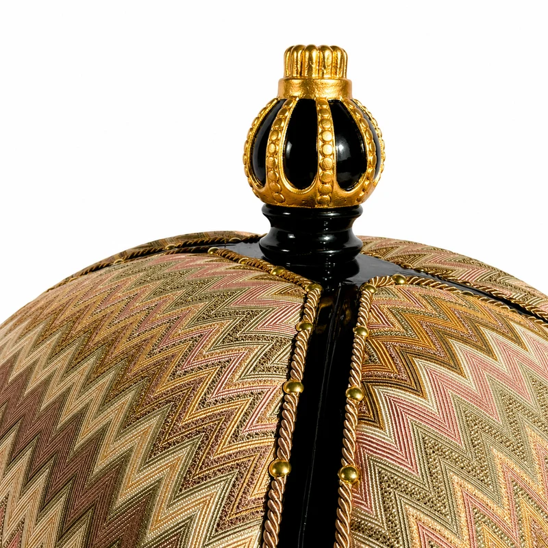 Pompöös by Casa Padrino Barock Katzenhaus Braun / Schwarz / Gold - designed by Harald Glööckler