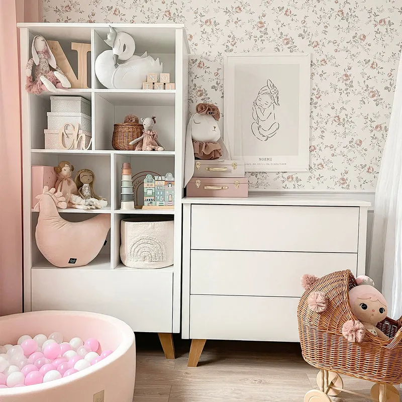 Commode 3 tiroirs Novelies Zara Blanc