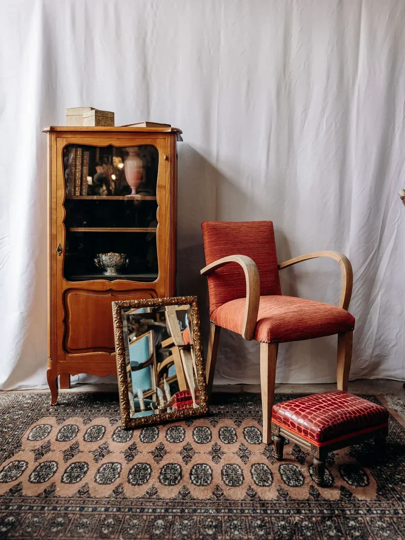 Ernest, le fauteuil brigde en tissu N°607
