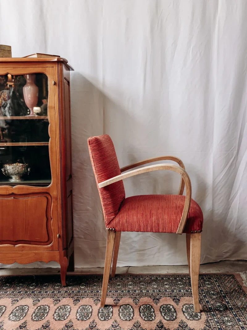 Ernest, le fauteuil brigde en tissu N°607