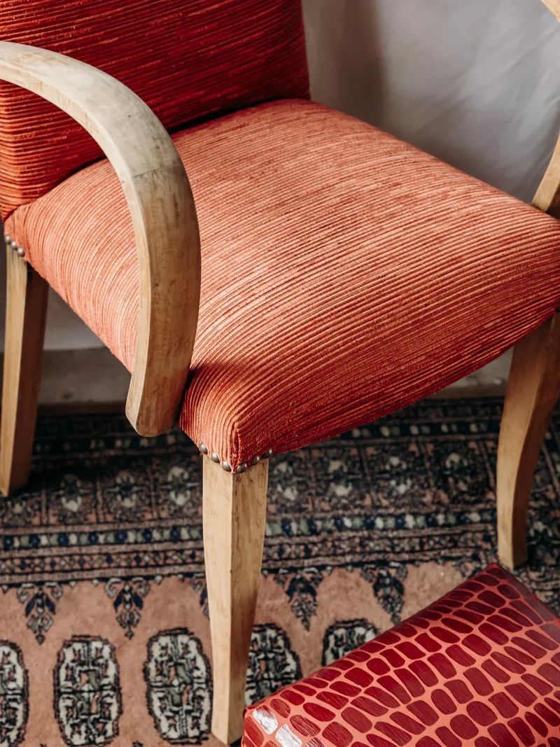 Ernest, le fauteuil brigde en tissu N°607