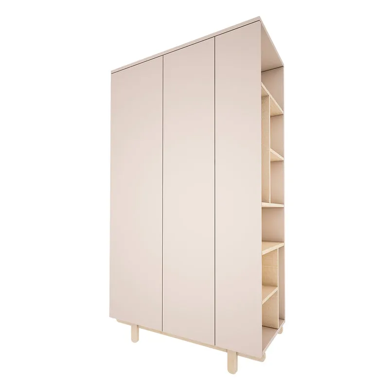 Armoire 2 portes Wood Luck Romy - Cachemire