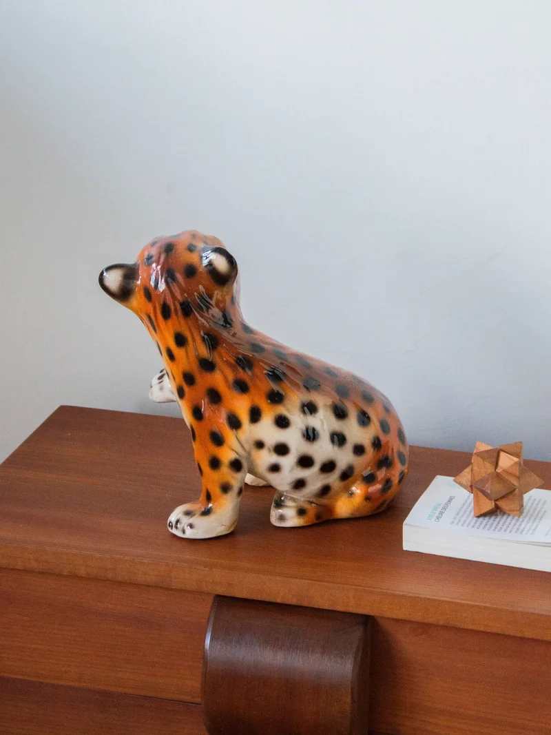 Alix, le léopard en céramique italienne N°501