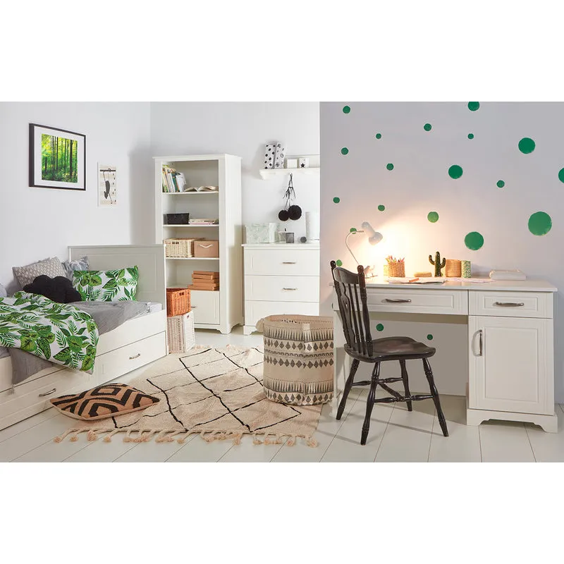 Commode 3 tiroirs Novelies Melody Blanc