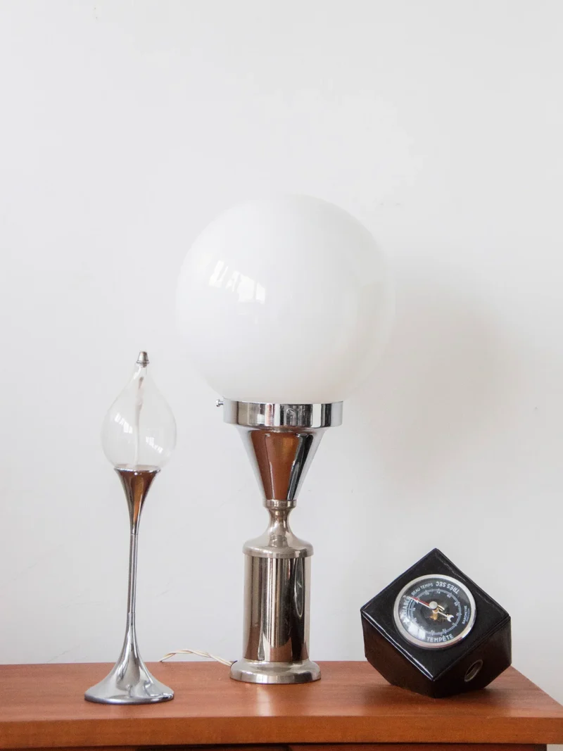 Julia, la grande lampe en métal et verre N°509